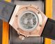 Replica Hublot Big Bang Sang Bleu Rose Gold Watch Black Dial Black Gummy Strap 45MM (1)_th.jpg